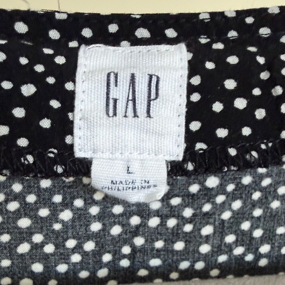GAP Black and White Polka Dot button up dress. - Picture 12 of 13